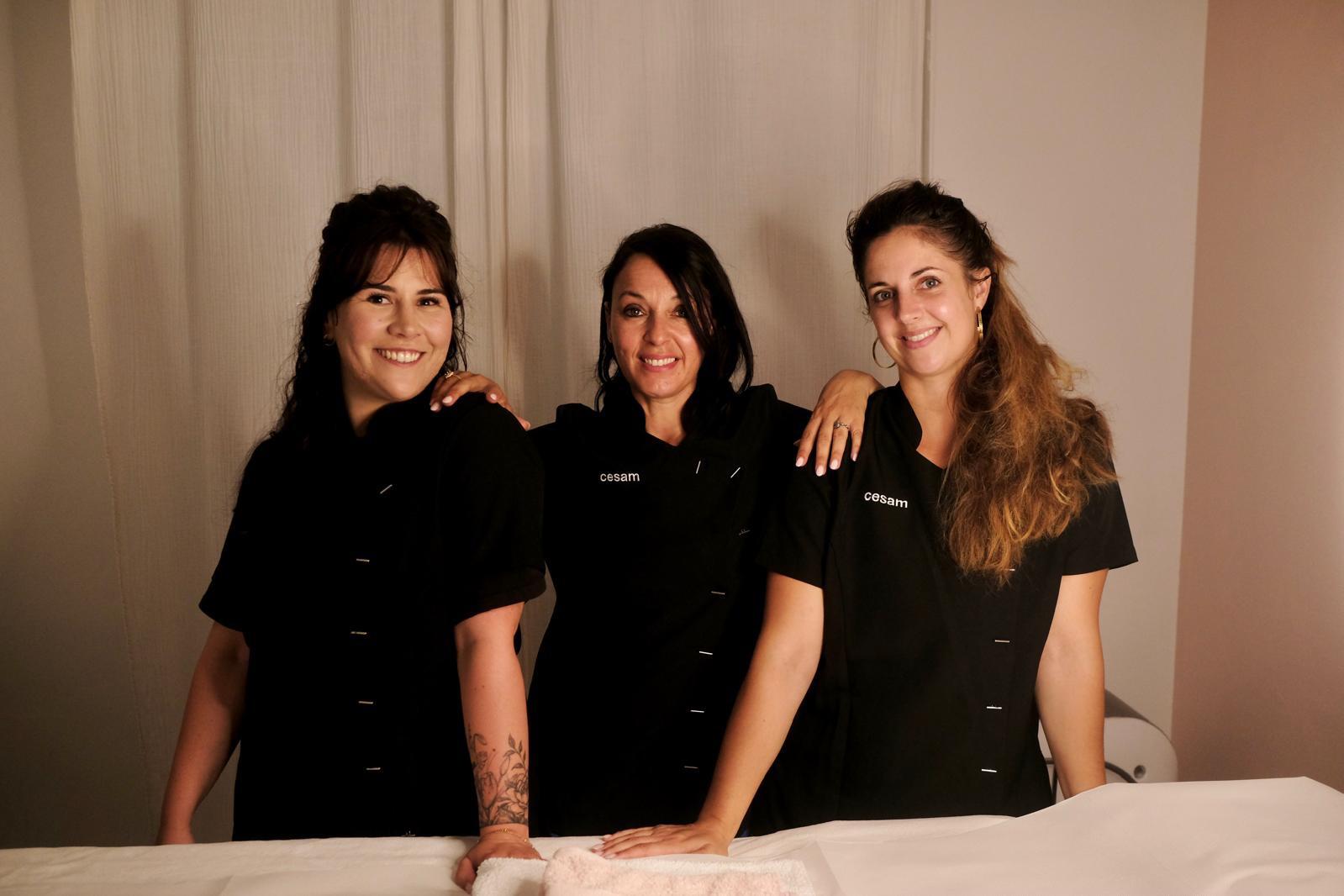 Équipe d'Esthétique Panthère - Trois infirmières esthéticiennes diplômées à Menton spécialisées en soins esthétiques